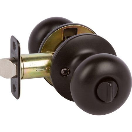 Delaney Hardware Saxon Black Bed/Bath Door Knob KS1024